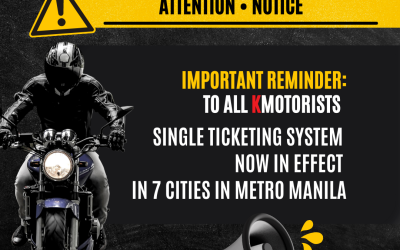 KServico reminds all KMotorists: Single Ticketing System is now in effect.